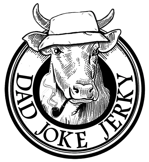 Dad Joke Jerky logo design created by Sarry San Marketing Consultant