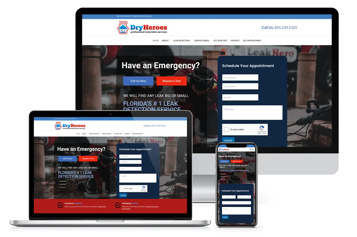 WordPress replication of sister company’s website design