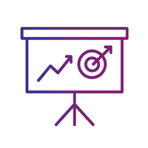 Content strategy icon aligned with faith-based branding